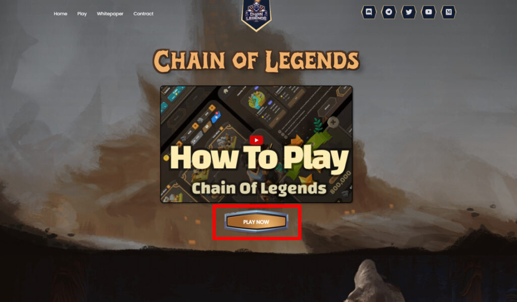 Chain of Legendsの始め方